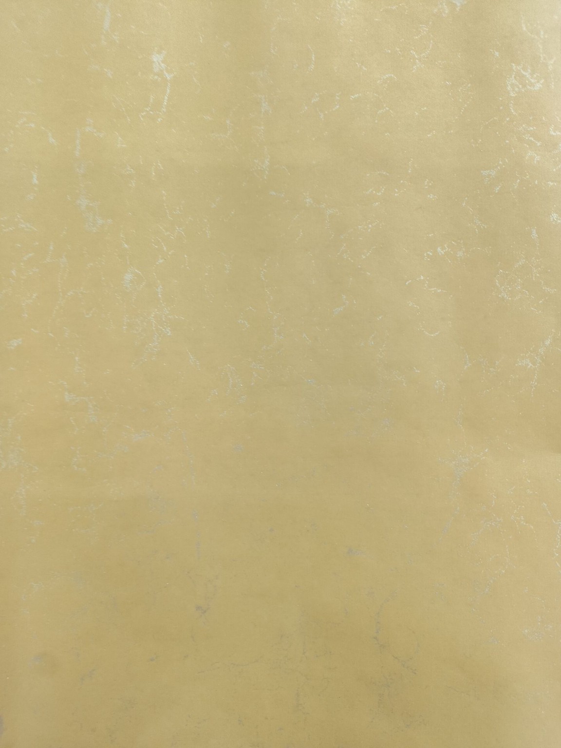 Close-up sample of QIYU Buddhist yellow rice paper